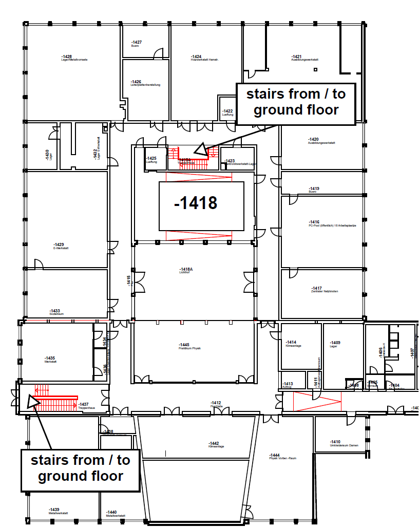 Room map Basement