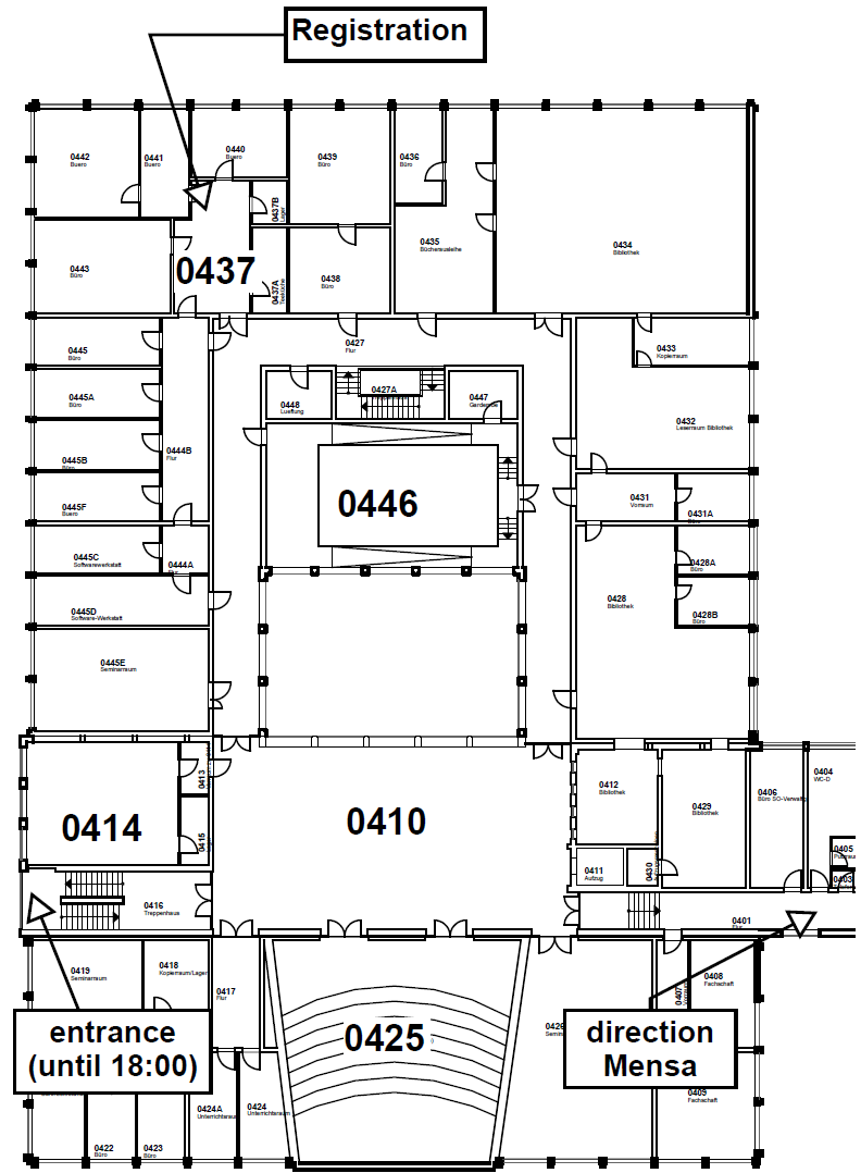 Room map Ground Floor